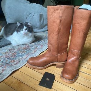 Brand new Frye Campus 14L leather women’s boot 9